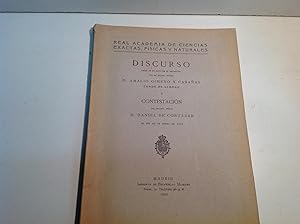 Bild des Verkufers fr DISCURSO GIMENO Y CABAAS AMALIO CONDE DE GIMENO 1922 zum Verkauf von LIBRERIA ANTICUARIA SANZ