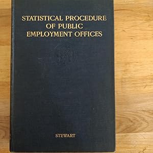 Imagen del vendedor de Statistical Procedure of Public Employment Offices a la venta por Reifsnyder Books