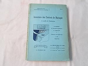 Inventaire des contrats de mariages au greffe de Charlevoix. Accompagné de documents précieux se ...