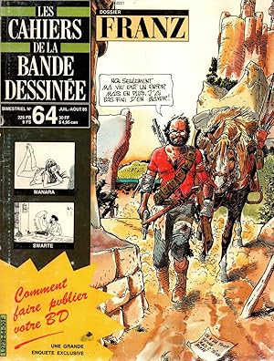 Image du vendeur pour Les cahiers de la bande dessinee-N64-dossier Franz,Manara,Swarte mis en vente par JP Livres