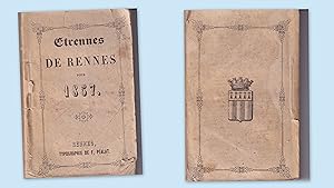Étrennes de Rennes et du département d'Ille-et-Vilaine pour l'Année 1857 [Bretagne].
