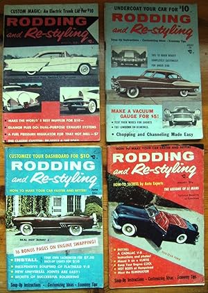 [ 4 issues of ] RODDING AND RE-STYLING. How to Make Your Car Faster and Better.