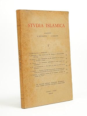 Seller image for Studia Islamica I ( 1953 ). for sale by Librairie du Cardinal