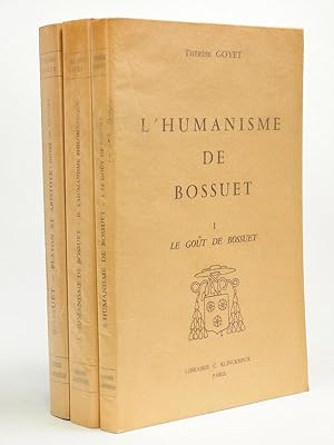 [ Lot de 3 livres sur Jean-Baptiste Bossuet ] L'Humanisme de Bossuet ( 2 tomes, complet) ; Platon...