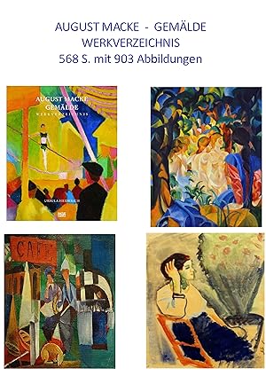 Bild des Verkufers fr August Macke. Gemlde. Werkverzeichnis. zum Verkauf von Classikon - Kunst & Wissen e. K.