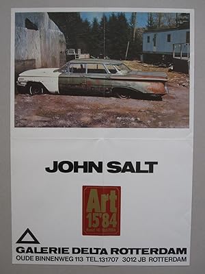 John Salt Exhibition Poster Galerie Delta for Art Basel 1984