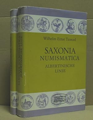 Seller image for Saxonia Numismatica oder Medaillen-Cabinet von Gedchtnismnzen und Schaupfennigen welche die Chur- und Frsten der Albertinischen Linie haben prgen lassen. (2 Bnde von 3). for sale by Nicoline Thieme