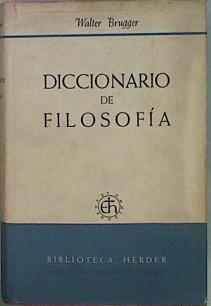 Imagen del vendedor de Diccionario De Filosofa a la venta por Almacen de los Libros Olvidados