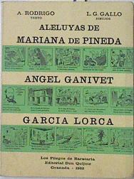 Imagen del vendedor de Aleluyas de Mariana Pineda, Angel Ganivet y Federico Garca Lorca a la venta por Almacen de los Libros Olvidados