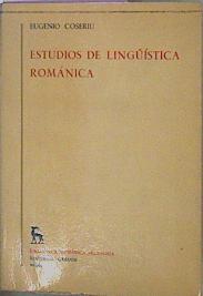 Image du vendeur pour Estudios De Lingstica Romnica mis en vente par Almacen de los Libros Olvidados