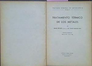 Imagen del vendedor de Tratamiento Trmico De Los Metales a la venta por Almacen de los Libros Olvidados