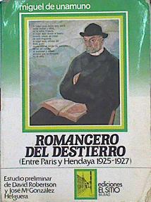 Imagen del vendedor de Romancero Del Destierro (Entre Pars Y Hendaya) a la venta por Almacen de los Libros Olvidados