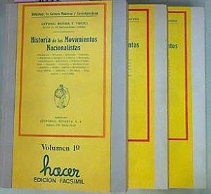 Seller image for Historia De Los Movimientos Nacionalistas for sale by Almacen de los Libros Olvidados