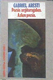 Immagine del venditore per Poesia Argitaragabea. Azken Poesia. venduto da Almacen de los Libros Olvidados