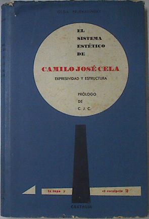 Seller image for El Sistema Esttico De Camilo Jos Cela. Expresividad Y Estructura Prlogo De C. J. C for sale by Almacen de los Libros Olvidados