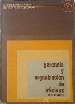 Imagen del vendedor de Gerencia Y Organizacin De Oficinas a la venta por Almacen de los Libros Olvidados