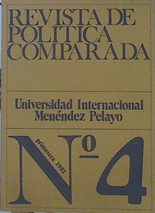 Imagen del vendedor de Revista De Poltica Comparada N 4 a la venta por Almacen de los Libros Olvidados