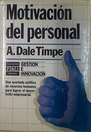 Imagen del vendedor de Motivacin Del Personal a la venta por Almacen de los Libros Olvidados