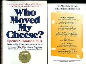 Image du vendeur pour Who Moved My Cheese? An Amazing Way to Deal With Change in Your Work and In Your Life + Card Flyer mis en vente par Little Stour Books PBFA Member