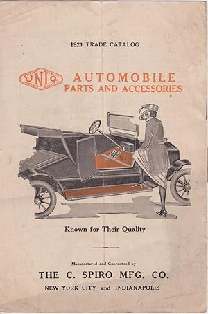 UNIQ Automobile Parts and Accessories. 1921 Trade Catalog
