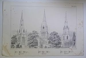 St Mary Wollaston, Witney, St James Southam (Spires & Towers of Medieval Churches V.1 Pl. 21)