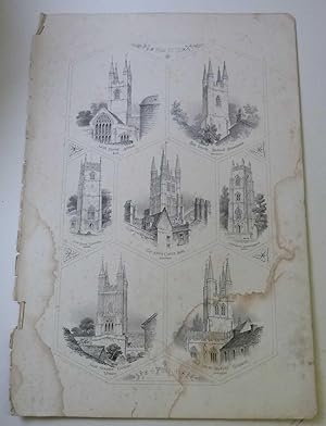 Several Churches (Spires & Towers of Medieval Churches v2 pl.26)