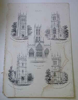 Several Churches (Spires & Towers of Medieval Churches v2 pl.24)