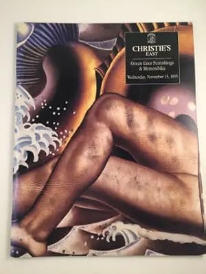 Christie's East Ocean liner Furnishings & Memorablilia Wednesday, November 15, 1995