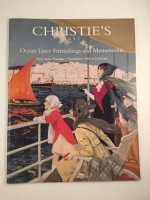 Christie's East Ocean Liner Furnishings and Memorabilia Thursday 7 November 1996 at 11:00 am
