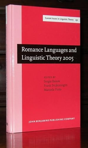 Seller image for Romance Languages and Linguistic Theory 2005: Selected papers from Going Romance, Utrecht, 8-10 December 2005 (Amsterdam Studies in the Theory and History . IV: Current Issues in Linguistic Theory) for sale by Moroccobound Fine Books, IOBA
