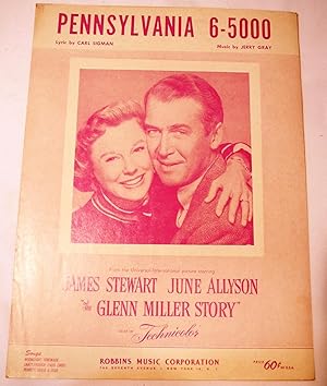 Seller image for Pennsylvania 6-5000: The Glenn Miller Story; With James Stewart and June Allyson on Cover for sale by Prestonshire Books, IOBA