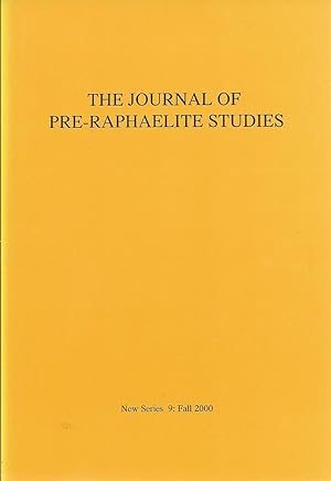 Bild des Verkufers fr The Journal of Pre-Raphaelite Studies New Series 10: Fall 2001 AS NEW zum Verkauf von Charles Lewis Best Booksellers