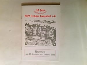 MGV Frohsinn Immendorf e.V. 110 Jahre