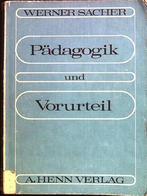 Immagine del venditore per Pdagogik und Vorurteil. venduto da books4less (Versandantiquariat Petra Gros GmbH & Co. KG)