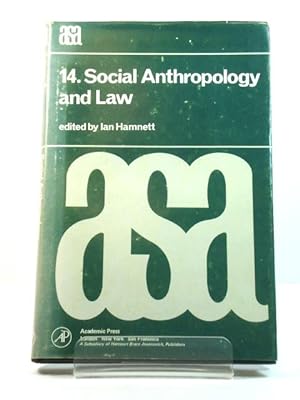 Bild des Verkufers fr A.S.A. Monograph 14: Social Anthropology and Law zum Verkauf von PsychoBabel & Skoob Books