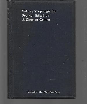 Image du vendeur pour sidney's apologie for poetrie mis en vente par Thomas Savage, Bookseller