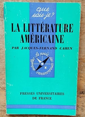 Image du vendeur pour La Litterature Americaine mis en vente par Shore Books