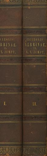 2 Bücher: 1. M. Tullii Ciceronis Verrinarum Libri Septem. ,Ad Fidem Condicum Manu Scriptorum Rece...