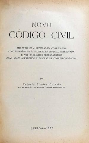 NOVO CÓDIGO CIVIL.