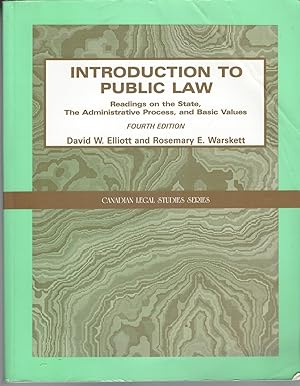 Introduction To Public Law: Source Book , Readings On The State, The Administrative Process, And ...