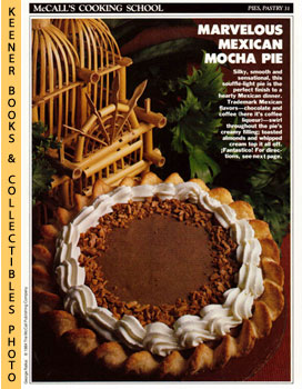 McCall's Cooking School Recipe Card: Pies, Pastry 31 - Mexican Chocolate Pie : Replacement McCall...