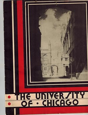 University of Chicago 1934 Prospectus