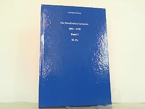 Imagen del vendedor de Die Preuischen Generale 1866 - 1920. Band 3: Bi - By. a la venta por Antiquariat Ehbrecht - Preis inkl. MwSt.