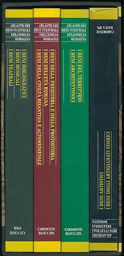 Atlante dei beni culturali dell'Emilia Romagna. Cofanetto con 4 volumi. Vol 1: I beni artistici; ...