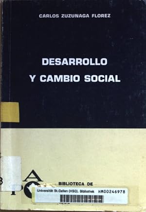 Imagen del vendedor de Desarrollo y cambio social. a la venta por books4less (Versandantiquariat Petra Gros GmbH & Co. KG)