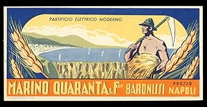 Vintage Marino Quaranta Pasta Label
