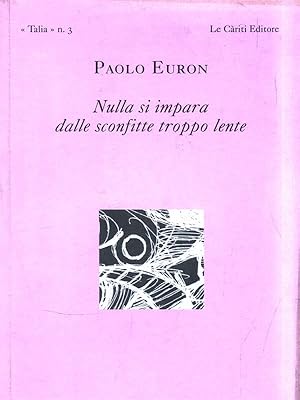 Seller image for Nulla si impara dalle sconfitte troppo lente for sale by Librodifaccia