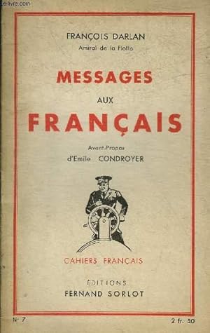 Seller image for MESSAGES AUX FRANCAIS. for sale by Le-Livre