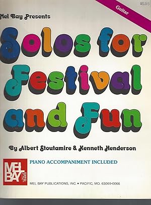 Image du vendeur pour Solos for Festival & Fun Piano Accompaniment: Guitar Edition: Guitar mis en vente par Vada's Book Store