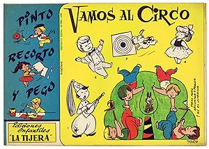 PINTO RECORTO Y PEGO 2. VAMOS AL CIRCO (Sabatés) La Tijera, 1958